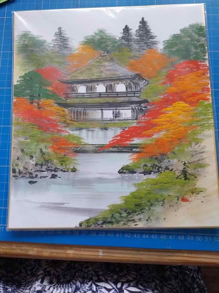 Photo of free Japanese painting (Near Bridge of Don) #1