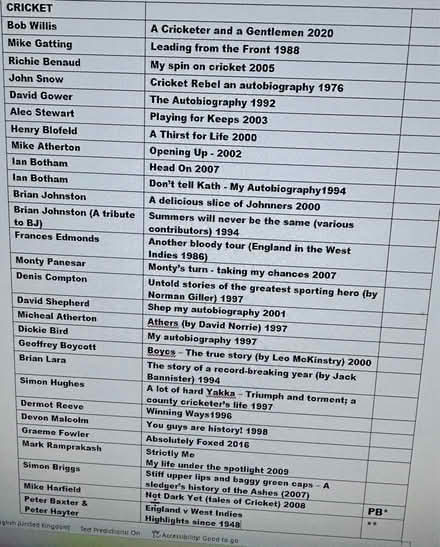 Photo of free 50+ Sports books (Little Chalfont HP8) #2