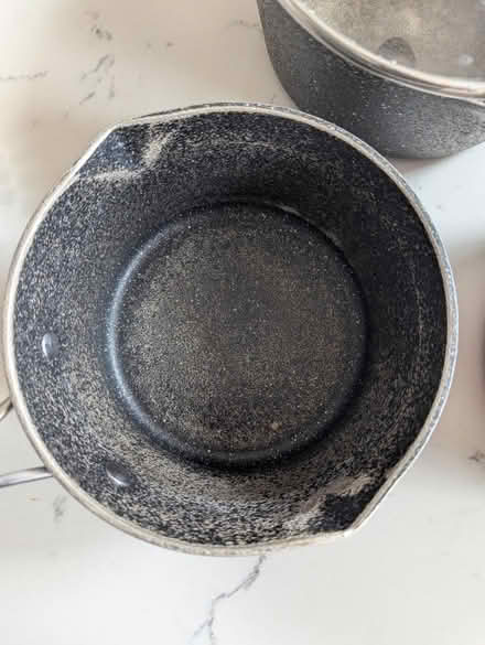 Photo of free 3 saucepans with lids (Northfields W13) #2