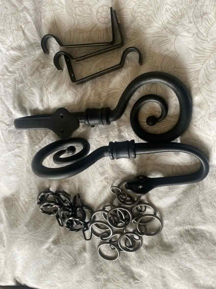 Photo of free Black curtain pole (CT6) #2