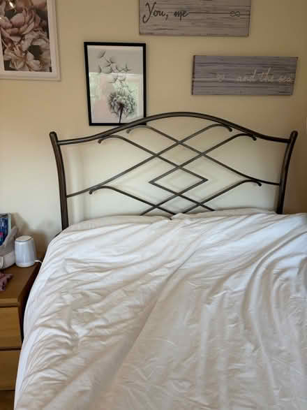 Photo of free Double bed frame , metal (LIttleover Derby) #1