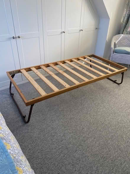 Photo of free Single Bed Frame ex. Trundle bed (Farlington Po6 1ns) #1