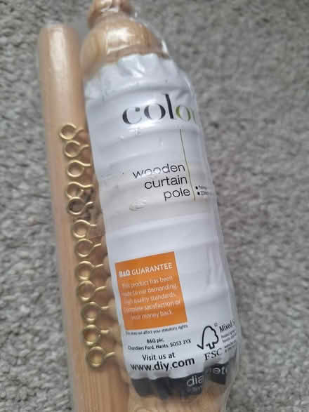 Photo of free Wooden curtain pole (Bolton le Sands LA5) #2