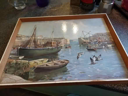 Photo of free Print of Mousehole, in frame (TQ7 3HH) #1