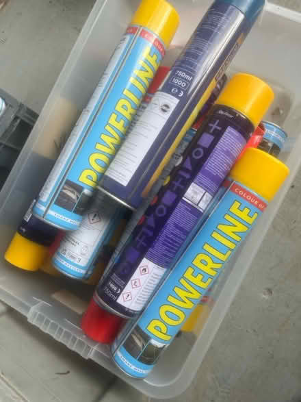 Photo of free Joblot line marking spray (Litherland) #1