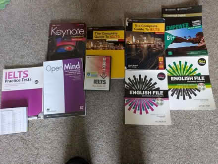 Photo of free Various English language course books and IELTS preparation (Holmesfield S18) #1