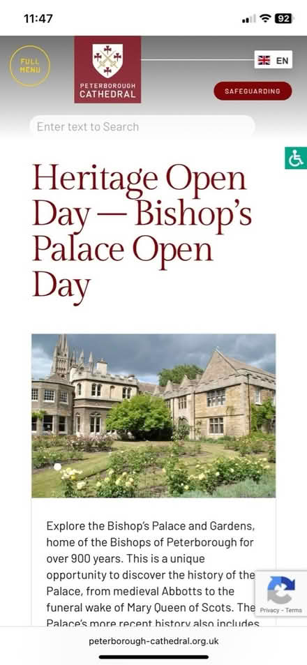 Photo of free Bishop’s Palace P’boro Tour ticket (Nassington PE8) #1