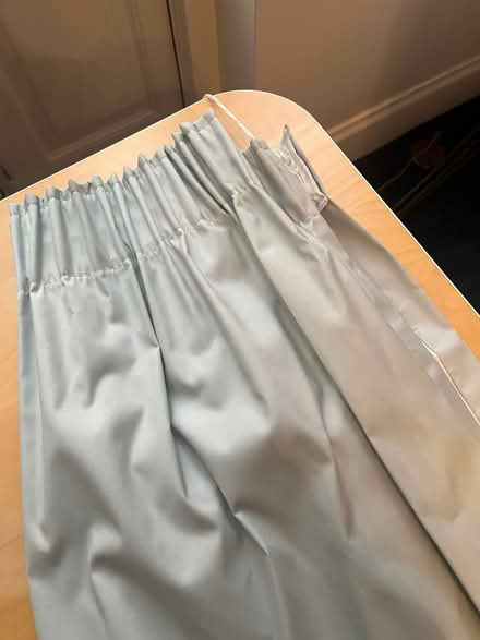 Photo of free Duck egg blue curtains (Royal Leamington Spa CV31) #1