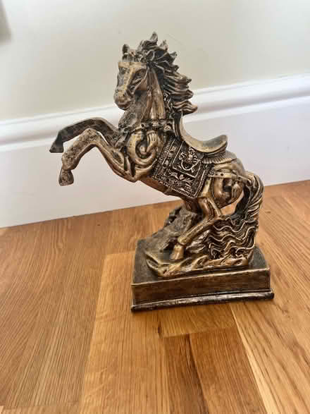 Photo of free Gold horse ornament (West Hampstead NW6) #1