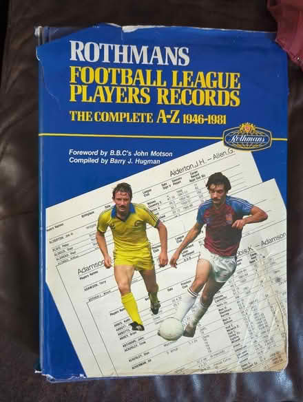 Photo of free Football book league players 1946-1981 (Shippon OX13) #1