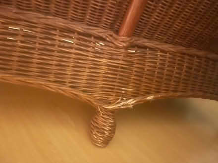 Photo of free Wicker settee (Mill road CB1) #3