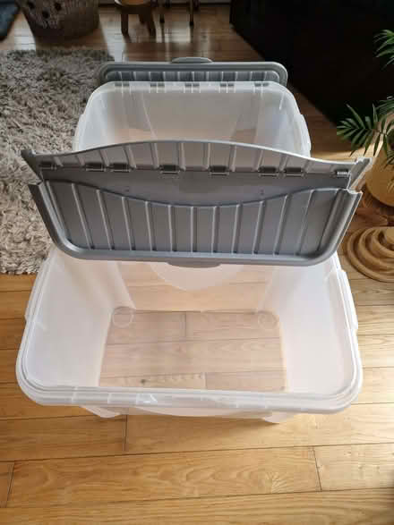 Photo of free Two large plastic storage boxes (Standon SG11) #3