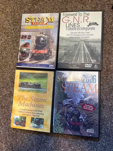 Photo of free 4 Steam Railway DVDs (Heage DE56) #1
