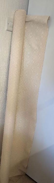 Photo of free Part roll of cream fabric (Jericho BL9) #1