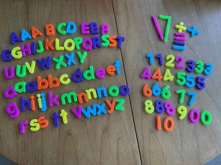 Photo of free Magnetic plastic letters and numbers. (Old Malden KT4) #1