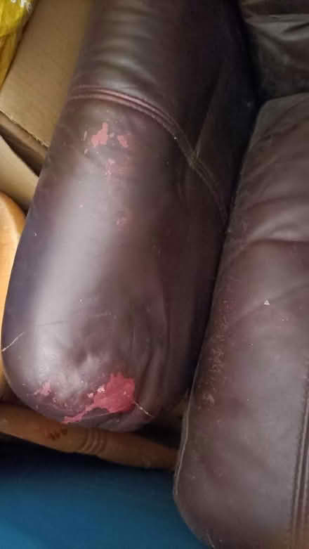 Photo of free Brown leather recline swivel chair (Court Hey L16) #2