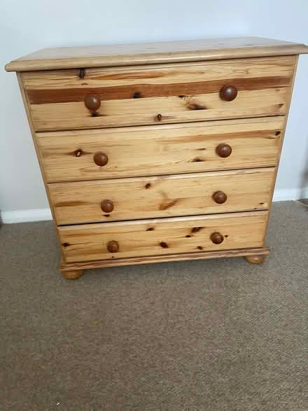 Photo of free Chest of drawers and bedside chest (Cubbington CV32) #1