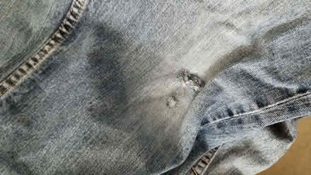 Photo of free Scruffy ripped and faded Maine men's jeans (Heacham PE31) #3