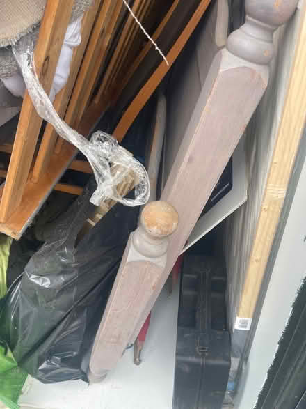 Photo of free Single pine bed painted light grey (Boughton CH3) #1
