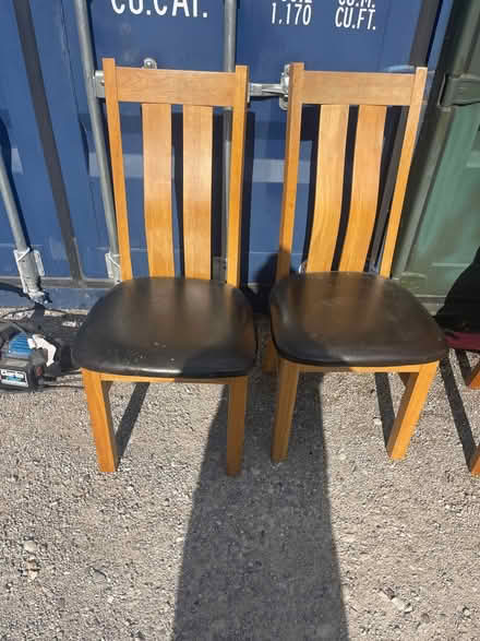 Photo of free Two dining chairs (Boughton CH3) #1