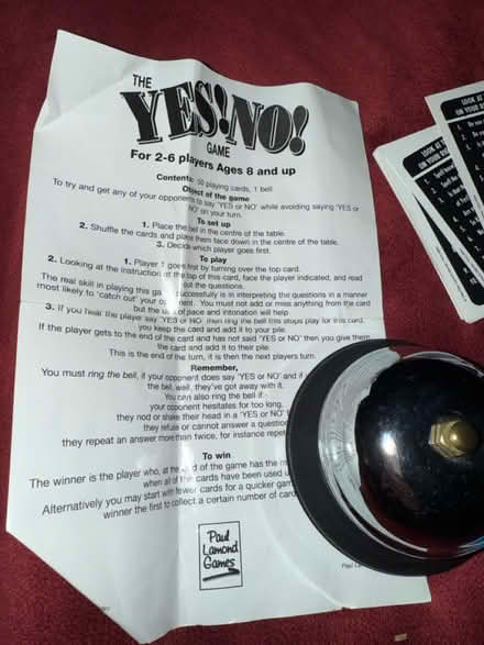 Photo of free Yes No Game (Whempstead SG12) #2
