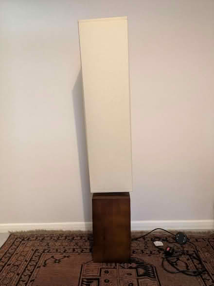 Photo of free Lamp with tall shade (Hertford SG14, Bengeo.) #1