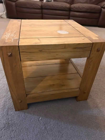 Photo of free Solid Oak Side Table (DA12) #1