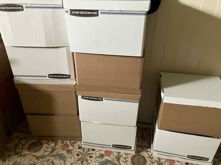 Photo of free 35 Moving / Storage boxes (Presidio) #1