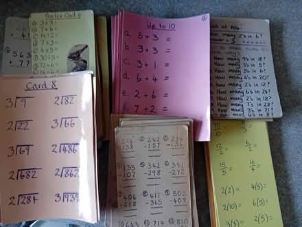 Photo of free Maths Work Cards (Pitsea SS13) #1