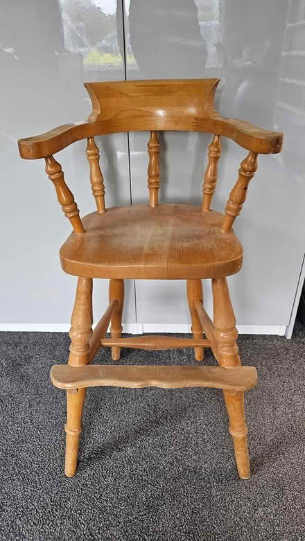 Photo of free Pine child's high chair (Wigmore, Gillingham) #1