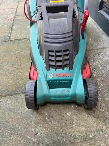 Photo of free Bosch lawn mower (Rowtown, Addlestone) #2