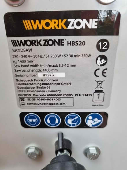 Photo of free Band saw (Hillsborough Sheffield S6) #2