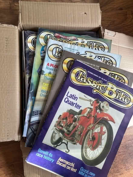 Photo of free Box of Classic Bike Magazines (Harpenden AL5) #1