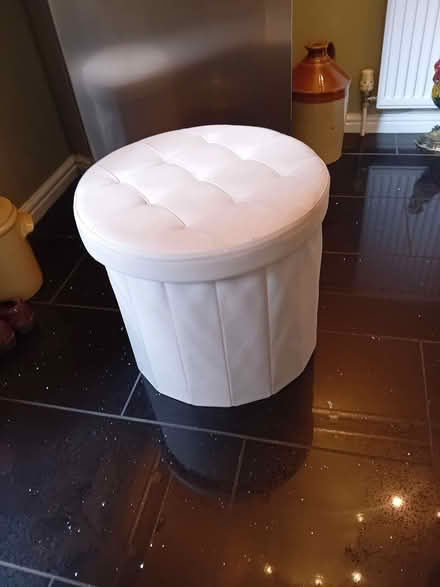 Photo of free Round storage footstool (Bilton HG1) #2