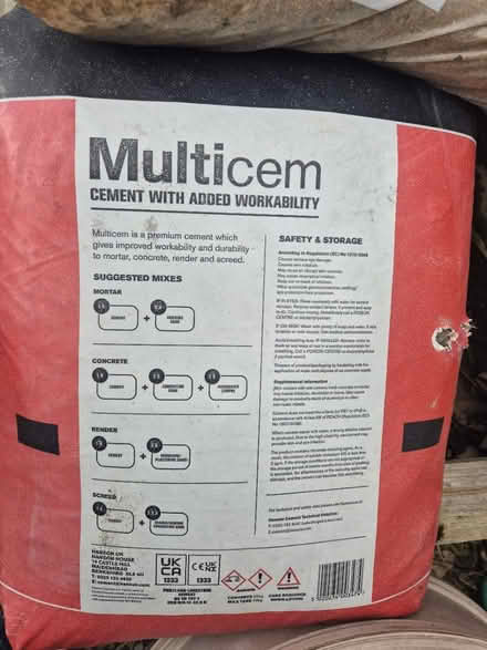 Photo of free 10 bags of cement (Purley, Surrey) #2