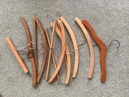 Photo of free More Wooden Coat Hangers (Oxenholme LA9) #1