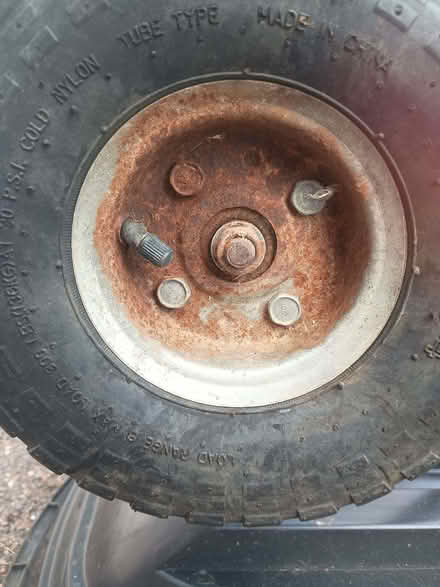 Photo of free Wheel barrow size wheels x 3 (Billing Road East area) #3