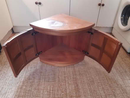 Photo of free Wooden corner cupboard (Woodseats S8) #1