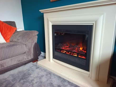 Photo of free Electric fireplace mantel (Dawlish EX7) #2