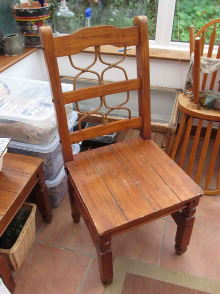 Photo of free Barker & Stonehouse Wooden Dining Room Chair (Cullercoats NE30) #1