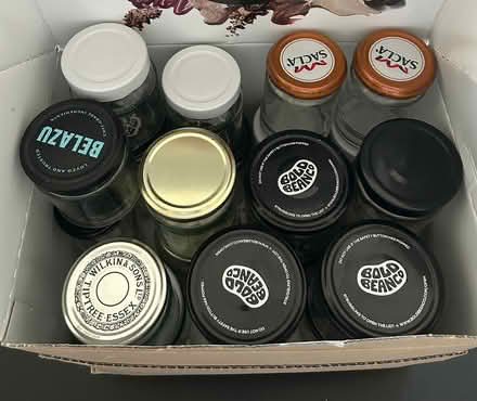 Photo of free 22 clean glass jars (SE7) #3