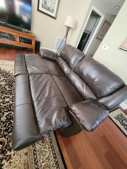 Photo of free Reclining Leather Sofa & Loveseat (Ventana Hills in Pleasanton) #3