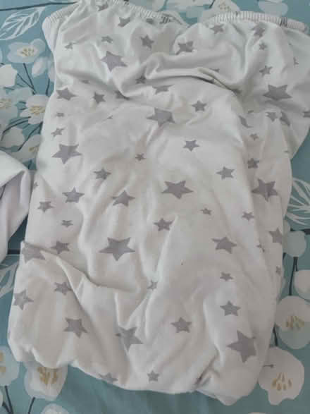 Photo of free 3 fitted 140x70 cot mattress covers (Kidbrooke, SE3) #1