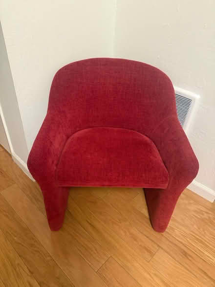 Photo of free Red velvet chairs (Adams Point) #2