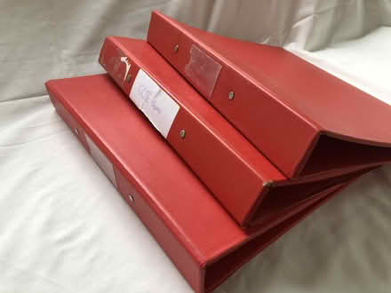 Photo of free Three red A4 folders (Harrogate HG2) #1