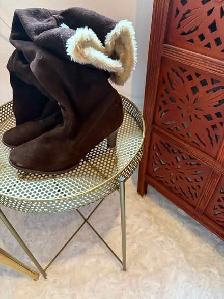 Photo of free Ladies brown over knee winter boots size 6 (Dereham Rd area NR2) #1