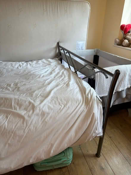 Photo of free Double bed frame , metal (LIttleover Derby) #2