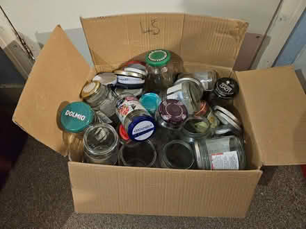 Photo of free Box of Glass Jars (Highway SL6) #1