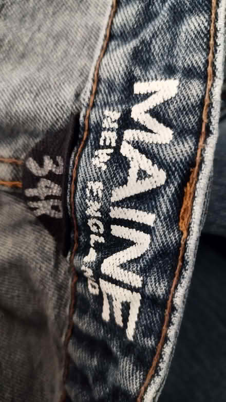 Photo of free Scruffy ripped and faded Maine men's jeans (Heacham PE31) #4
