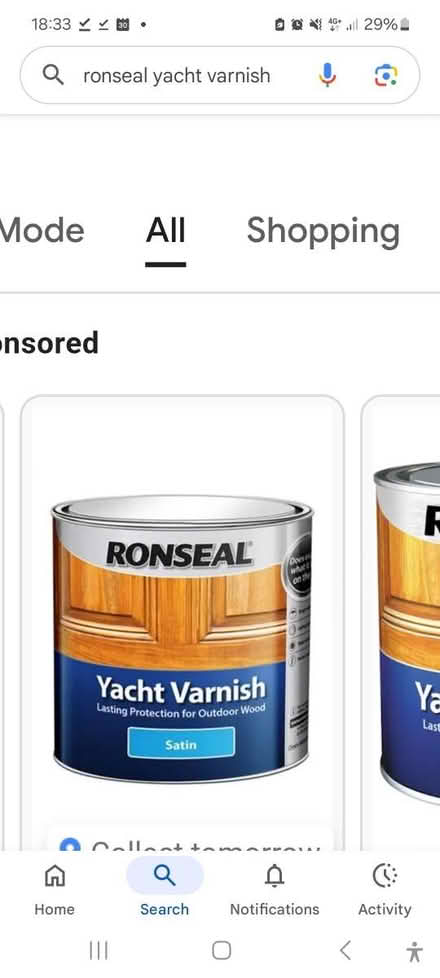 Photo of <500ml Yacht varnish (NG24) #1